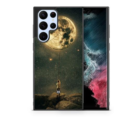 Bjornberry Skal Samsung Galaxy S22 Ultra 5g-rep Runt Månen