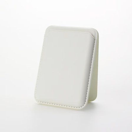 Passer til iPhone holder kortholder super stærk magnetisk kortholder (Hvid)