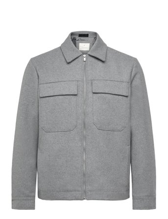 Jprccrussel Wool Blend Jacket Sn Grey Jack & J S