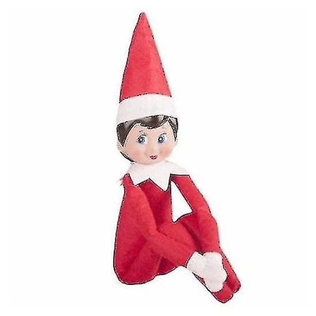 Nissen på hylden dreng pige figur julegave plys dukke legetøj julegave