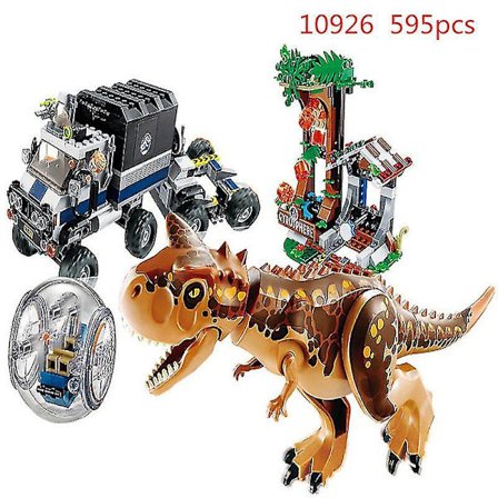 2022 Jurassic World Dinosaur Set With 11580 10925 10924 10920 Malli Rakennuspalikoita Tiilet Ei-kaukosäädintä Rakennuspalikkalelu