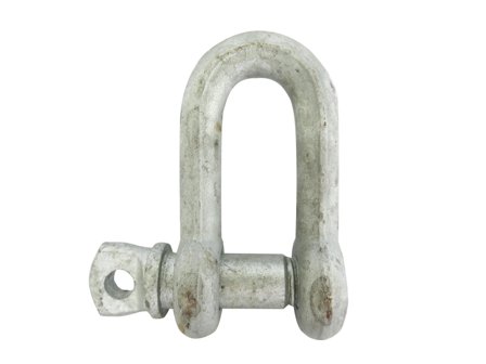 Gunnebo A773110 Schackel rak, kl-3, galvaniserad M10, 0,6T, Arbetsplats & förvaring