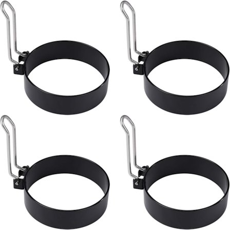 Stekte eggringer Non-Stick stekt eggform for stekepanne rund