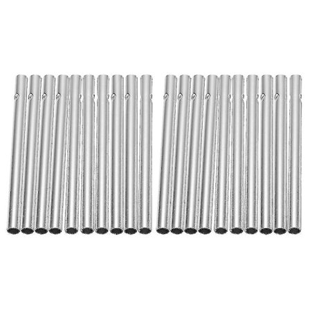 50 stk. Metal Vindklokker Vindklokke Tomme Rør Vindklokke Rør Håndværk Vindklokke Rør Enkelt Rør Vindklokke Vindklokke Dele