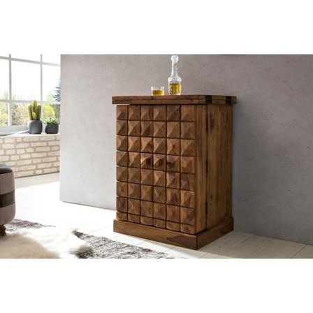 Rootz bar kovapuu sheesham viini taitettava vitriin maalaistyylinen baarikaappi säilytyspullot purkit