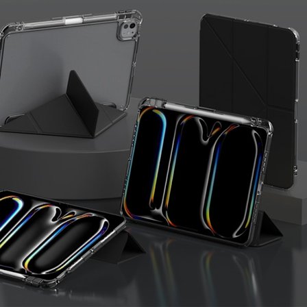 iPad Pro 13 2024 - Mutural Y-Formad DeformationsSkal Läder Fodral