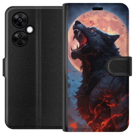 Plånboksfodral till OnePlus Nord CE 3 Lite med Ylande varg