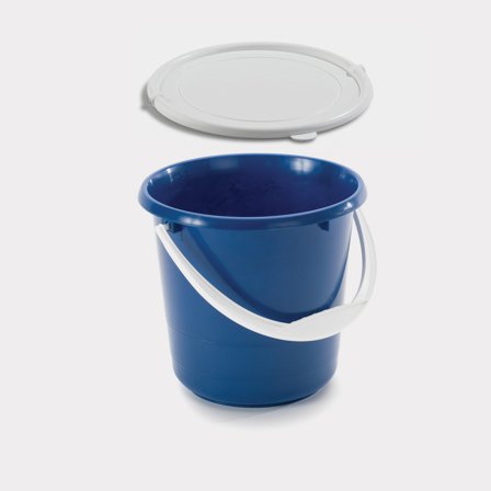 Ämpäri kannella Nordiska Plast, tummansininen, 5 litraa