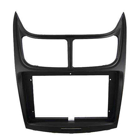 9-tums 2DIN Bilstereo Radio Stor Skärm Fascia Ram Adapter DVD Instrumentbräda Monterings Panel Ram Kit för Sai