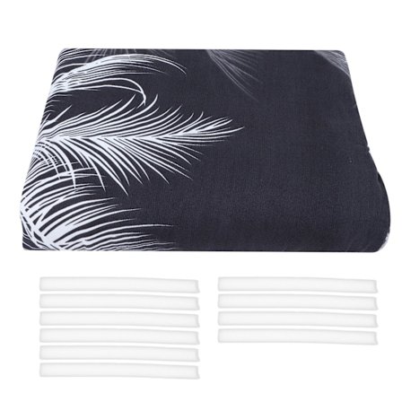 Soffaöverdrag med fixeringsremsor Mjuk elastisk överdrag Möbelskydd Tillbehör 3-sits