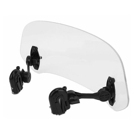 Motorcykel Vindruta Extender Höj Vindruta Justerbar Vind & Regn Deflektor Lägg Till Spoiler Skärm (Klar)