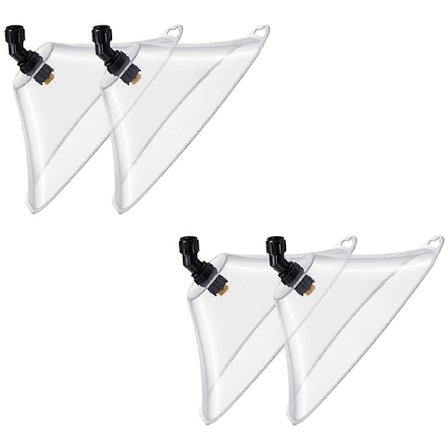 4-pak vindtæt sprøjtehætte dyse med dyse sprøjte haveredskaber