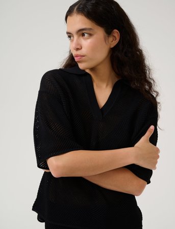 Karen By Simonsen Kbupala Polo - Black - L