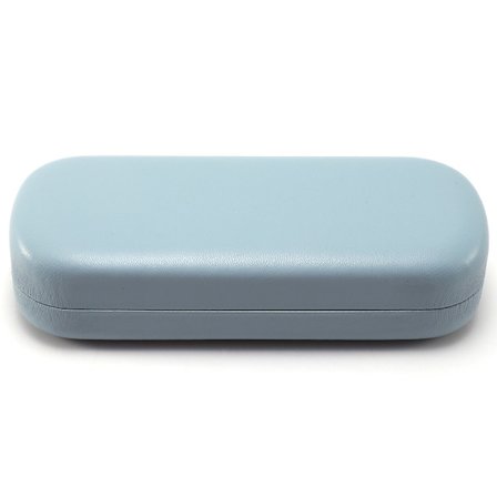 Kovat lasikotelot (sininen), PU-nahkainen lasikotelo, kannettava suojakotelo laseille mikrokuituliinalla