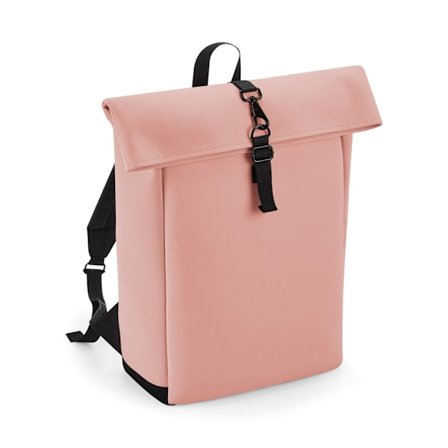 Bagbase Roll Top PU Ryggsäck One Size Nude Pink