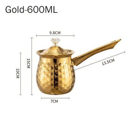 Kaffeskummerkopp Brystmelkbestikk GULL 600ML