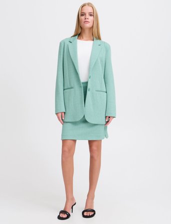 ICHI Ihkate Jacquard Sk5 - Green - M