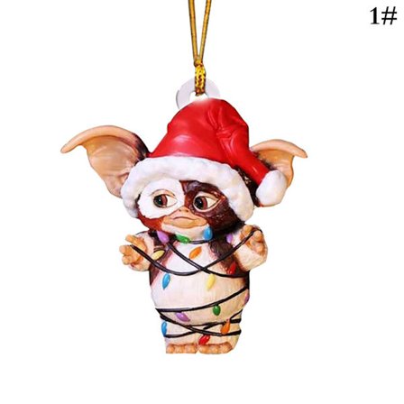 {hw} Gremlins Gizmo Julenisse Lue Hengende Julefigur Jule T 1