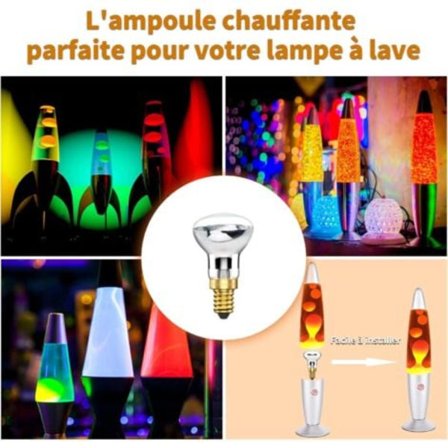 TS-25W E14 Lampa till Lavalampa R39 Reflektor Glödlampa 25W E14 R39 Lavalampa (4st) [Energieffektivitetsklass A++] N