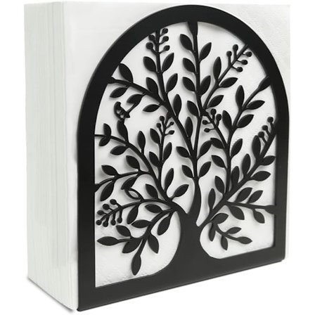 Lautasliinanpidike pöydille, vintage-tyylinen metallinen lattiamallinen lautasliina-annostelija