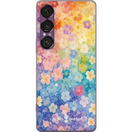 Kompatibel Mobilcover til Sony Sony Xperia 1 VII Cactus and Friends – RainbowBloom