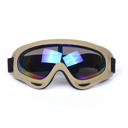 Høydefinisjons antidugg-skibriller, vindtette sykkelbriller for beskyttelse mot sand og rusk - Khaki