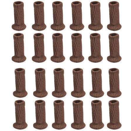 Stolebensbeskyttere - 24 stk. sæt - Brun - 7*4 cm