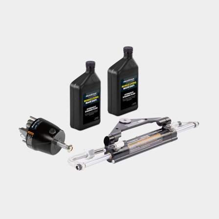 Hydraulstyrningspaket BayStar Plus, för utombordare upp till 150 Hk + rattpump + olja + cylinder HC4658-3