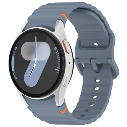 Officiellt silikonarmband för Samsung Galaxy Watch 7/FE/6/5/4 44mm 40mm 5 Pro Vågarmband för Watch 6 4 Classic 46mm 42mm Band
