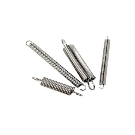 Forlengelsesfjærer 0,8 mm Tråddiameter 304 Rustfritt Stål Strekkfjær S-krok Rund Krok 5 stk 25 mm 8 mm (FMY)