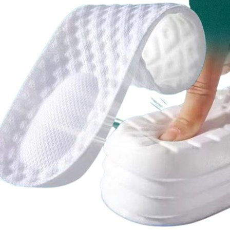 4 stykker Sports Sko Indersåler Super Blød Løbe Indersål til Fødder Stødabsorbering Kurve Sko Sål Svange Støtte