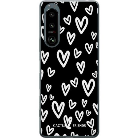 Kompatibelt Mobildeksel til Sony Sony Xperia 5 III Cactus and Friends - Handdrawn Love Chaos