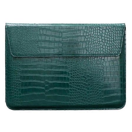 15,4-tommers Laptop Sleeve Krokodille Tekstur PU Lær Notebook Datamaskin Oppbevaringsveske