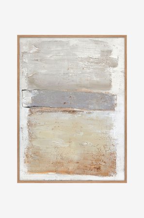 Malerifabrikken - Originalmålning Scenario 1, med ram - Beige - Tavlor - 90X120 - Från Homeroom