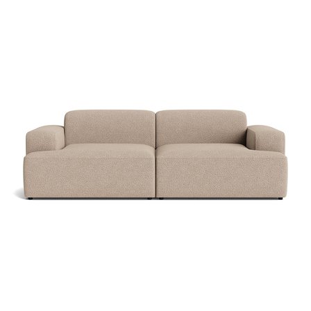 Madrid 3 personers sofa - Loop Greige - 238x101x75 - Sofa, 3 personers sofa