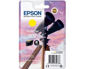 502 Yellow - Epson 502 gul bläckpatron