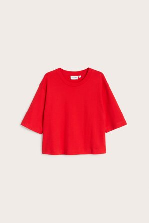 Kappahl | Croppad t-shirt | Röd