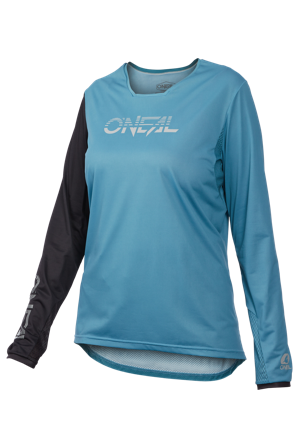 MTB Shirt O'Neal ELEMENT HYBRID V.23 Damen Eisblau/Schwarz XL