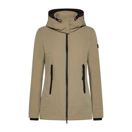 Peuterey, Smooth minimal, sophisticated jacket Beige, Dames, Maat:XL,nylon