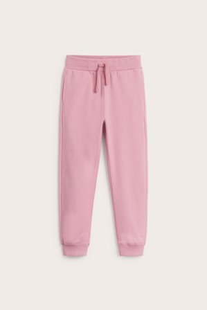 Kappahl | Spodnie dresowe z puszystą stroną wewnętrzną Różowy 116 | Różowy