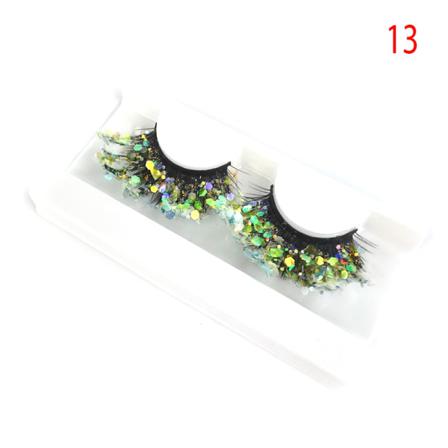 1 Par 25 Mm 3d Glitter Paljett Lösfransar Färg Lysande Tjock
