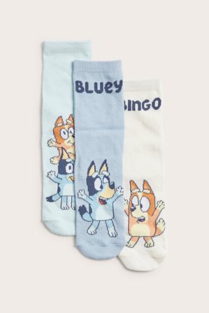 Kappahl | 3-pk. sokker Bluey | Blå