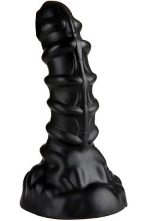 X-Men Ribbed Anal Dildo Black 22,5 cm Monster dildo