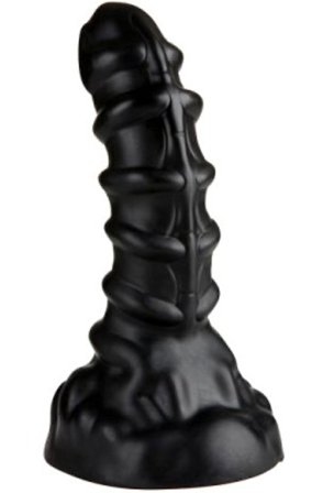 X-Men Ribbed Anal Dildo Black 22,5 cm Monster dildo