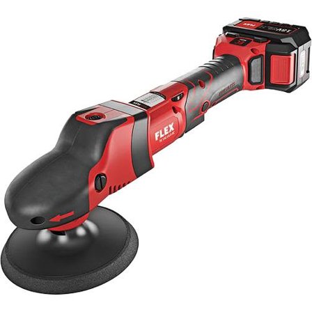 Flex PE 150 18,0-EC Polermaskin med batteri och laddare, Maskiner