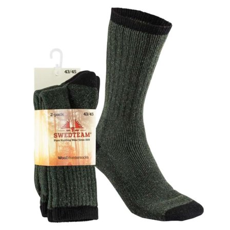 Swedteam Hunter 2-pack Men hiking socks Green 37/39