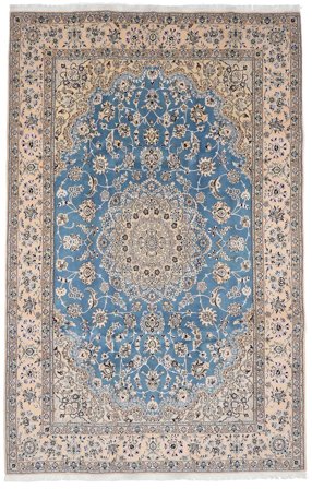 Medallion Nain Fine 9La Rug 201X311 Wool