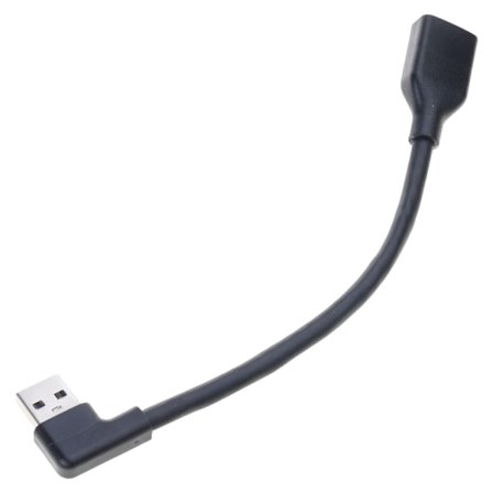 90 graders han til hun kabel USB 3.0 pladsbesparende dataforlængerledning