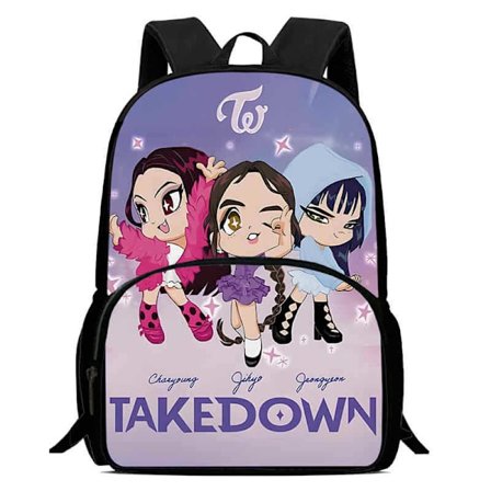 K-Pop Demon Hunter Ryggsekk med Matboks & Penal, Skolesekk