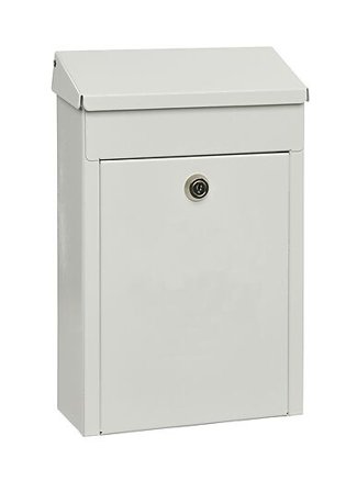ME-FA POSTKASSE TREND 1 HVIT SMART KASSE MED LÅS 32,6X21,1X9CM